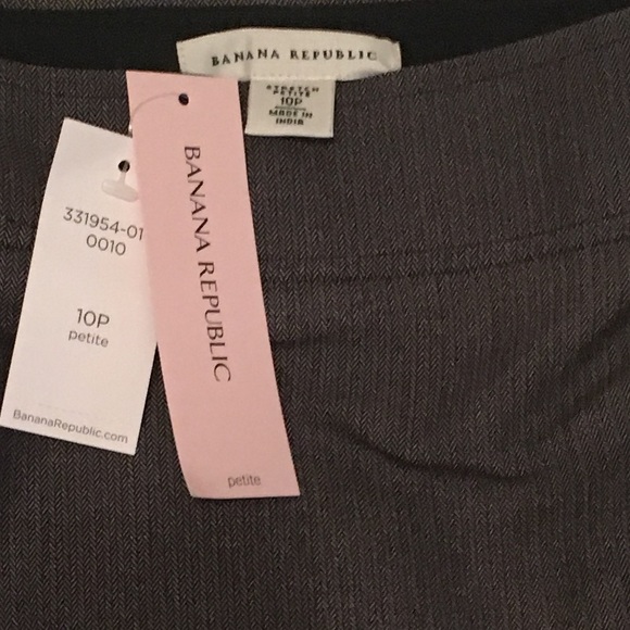 NWT BANANA REPUBLIC Grey Mini/Midi Skirt Sz10 P - Picture 3 of 4
